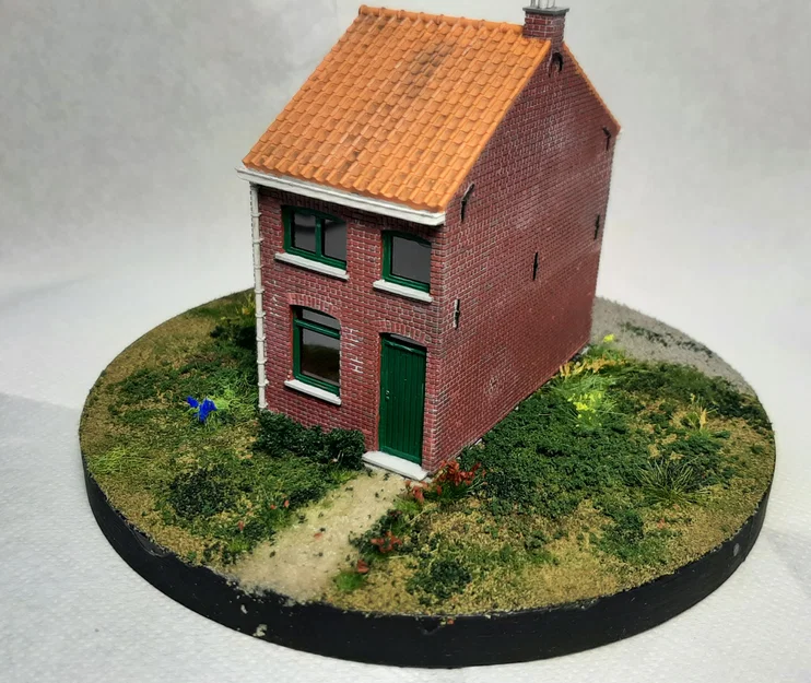 Nhà công nhân kiểu Bỉ năm 1950, tỉ lệ H0 1:87 - Image 2