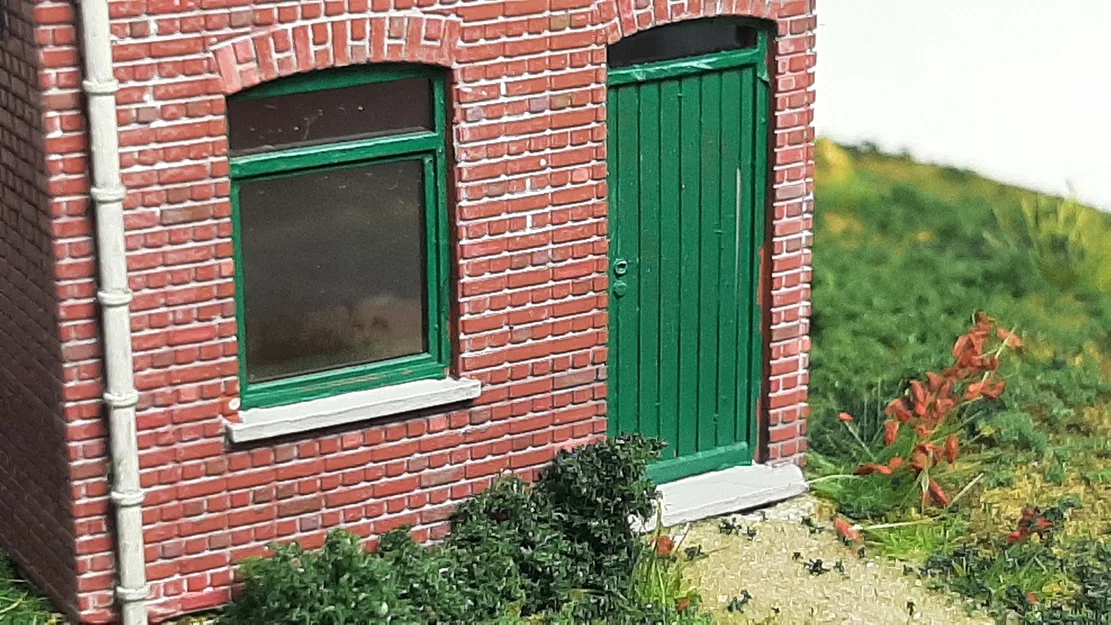 Nhà công nhân kiểu Bỉ năm 1950, tỉ lệ H0 1:87 - Image 5