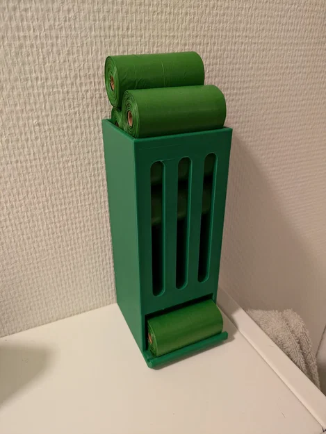 Hộp đựng cuộn túi dọn vệ sinh cho cún cưng có nắp - Cải thiện khả năng in - Image 1