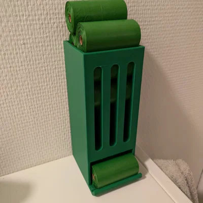 Hộp đựng cuộn túi dọn vệ sinh cho cún cưng có nắp - Cải thiện khả năng in