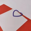 Kẹp giấy hình trái tim - Thumbnail 3