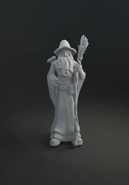 Mô hình 3D Gandalf Xám - Phù thủy huyền thoại từ Chúa Tể Những Chiếc Nhẫn - Image 2