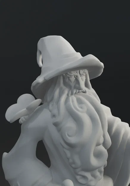 Mô hình 3D Gandalf Xám - Phù thủy huyền thoại từ Chúa Tể Những Chiếc Nhẫn - Image 4