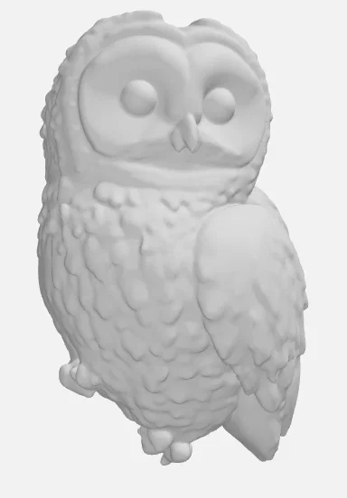 Mô hình chú cú mèo 3D dễ thương trang trí mái nhà cực chất - Image 2