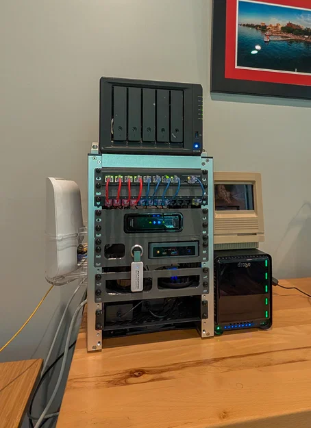 Giá đỡ modem Arris cho tủ rack mini 10 inch chuyên nghiệp - Image 3