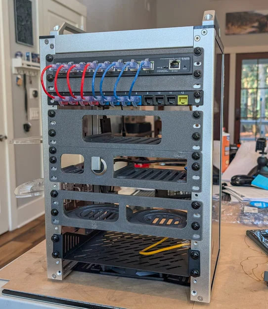 Giá đỡ modem Arris cho tủ rack mini 10 inch chuyên nghiệp - Image 4