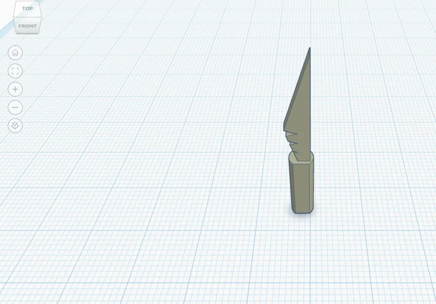 Mô hình dao mini cho Dummy 13 - Phụ kiện in 3D độc đáo - Image 1