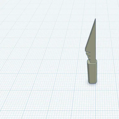 Mô hình dao mini cho Dummy 13 - Phụ kiện in 3D độc đáo