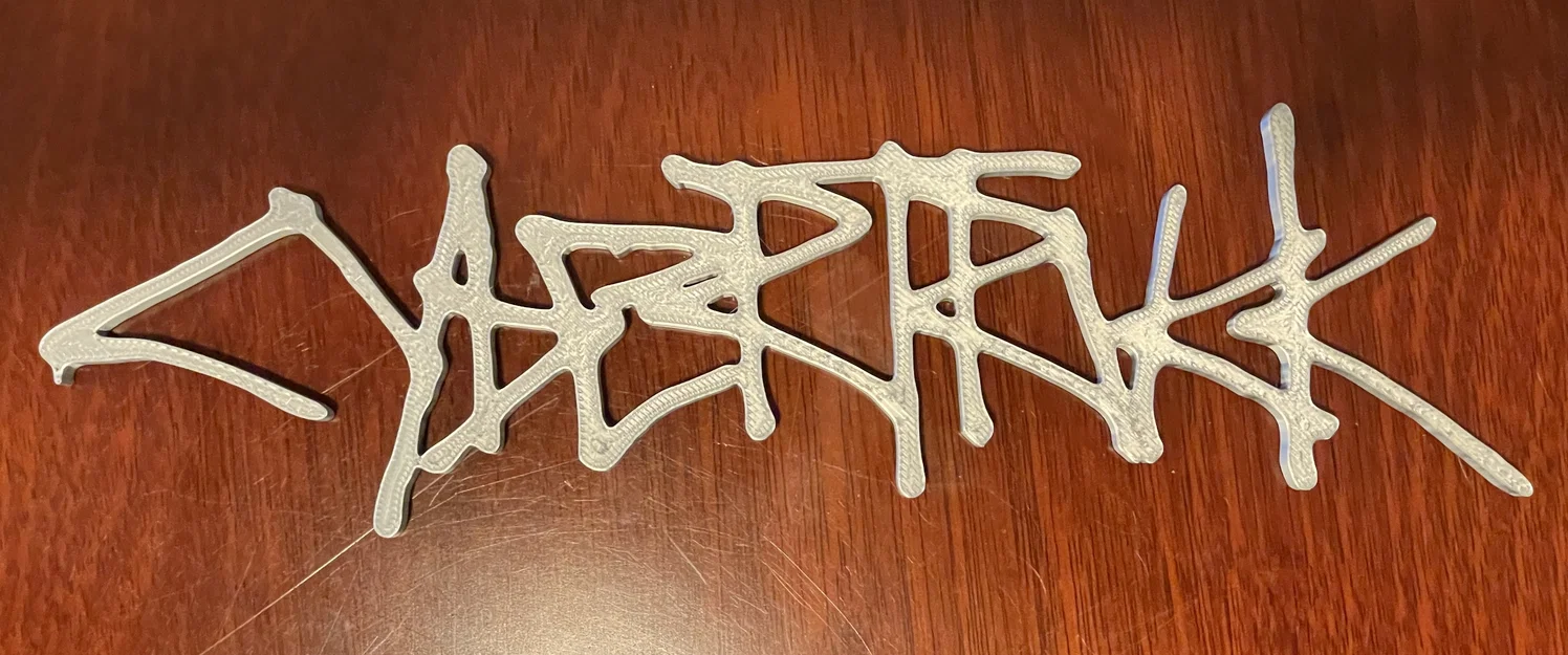 Logo Tesla Cybertruck phong cách Cyberpunk - Image 1