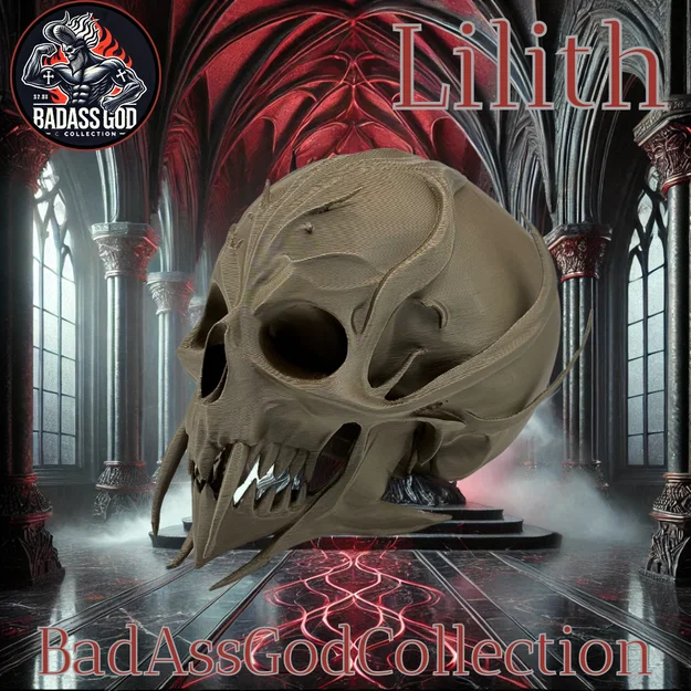 Mô hình đầu lâu Lilith / Lilith Skull - Image 1