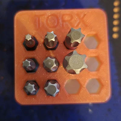 Khay đựng đầu vít 1/4 inch chuẩn Gridfinity thông minh