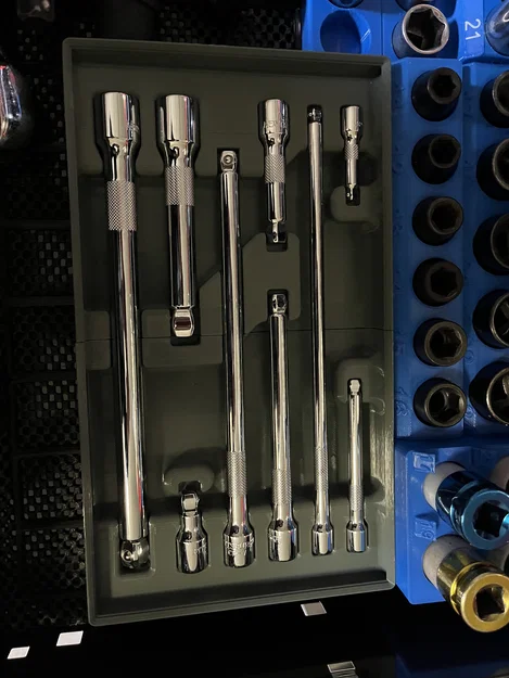 Khay Gridfinity Xếp Chồng Cho Bộ Đầu Nối Wobble Harbor Freight - Image 1