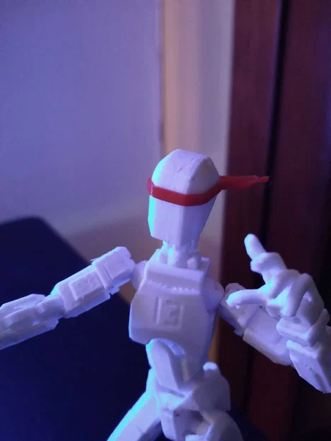 Băng đô Ninja (Ninja Headband) cho mô hình Dummy 13 - Phụ kiện in 3D - Image 1