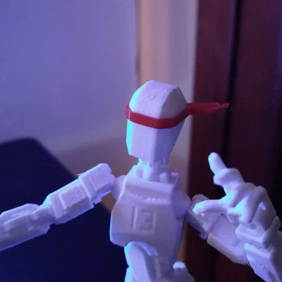 Băng đô Ninja (Ninja Headband) cho mô hình Dummy 13 - Phụ kiện in 3D