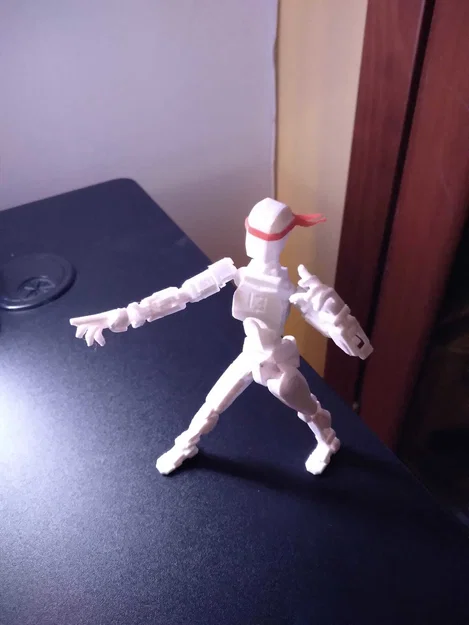 Băng đô Ninja (Ninja Headband) cho mô hình Dummy 13 - Phụ kiện in 3D - Image 3