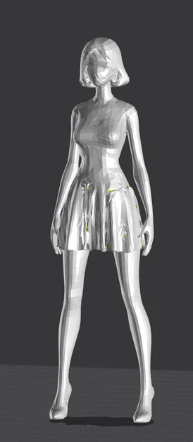 Mô hình nhân vật cô gái hiện đại (Modern Girl) in 3D cực đẹp - Image 1