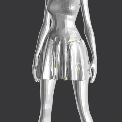 Mô hình nhân vật cô gái hiện đại (Modern Girl) in 3D cực đẹp