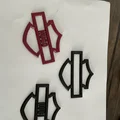 Logo Gắn Bình Xăng Harley Davidson (Có Thể Tùy Chỉnh) (stl, step) - Thumbnail 2