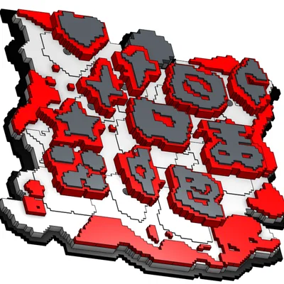 Bảng đánh dấu hoàn thành The Binding of Isaac dạng pixel - có chi tiết nam châm