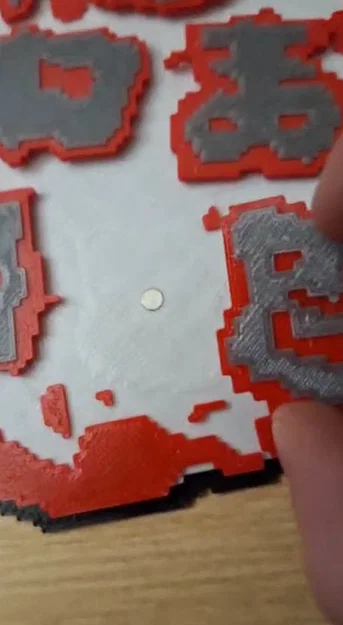 Bảng đánh dấu hoàn thành The Binding of Isaac dạng pixel - có chi tiết nam châm - Image 3