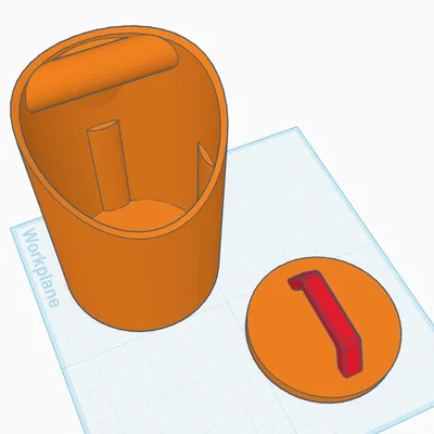 Hộp đựng bã cà phê có nắp - Phụ kiện 3D hữu ích cho góc pha chế
