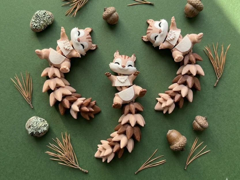 Chú Sóc Flexi Đáng Yêu - Đồ Chơi Khớp Nối / Móc Khóa - Image 1