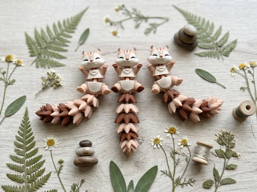 Chú Sóc Flexi Đáng Yêu - Đồ Chơi Khớp Nối / Móc Khóa - Image 2