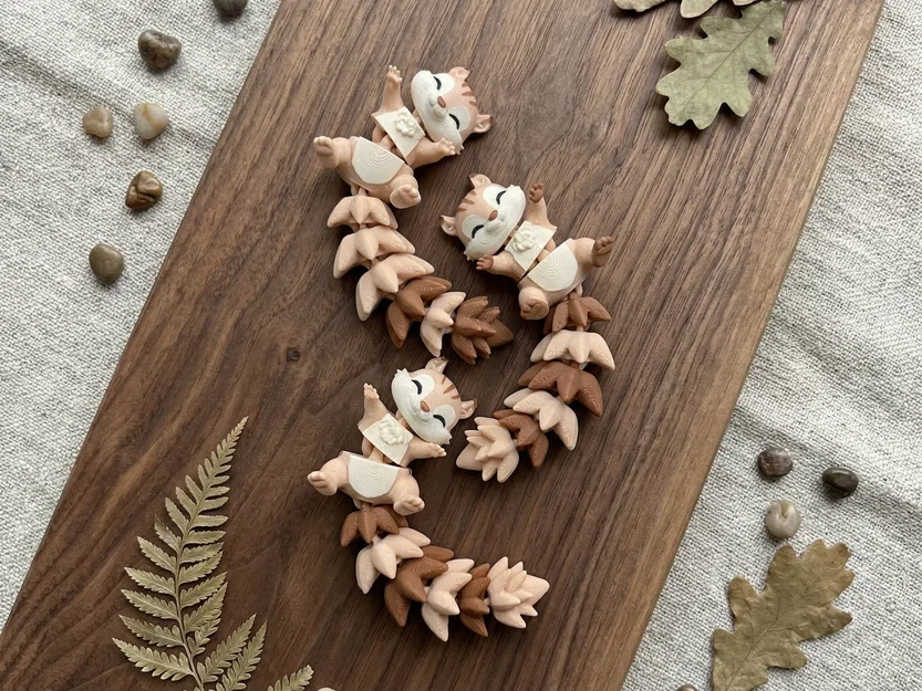 Chú Sóc Flexi Đáng Yêu - Đồ Chơi Khớp Nối / Móc Khóa - Image 3