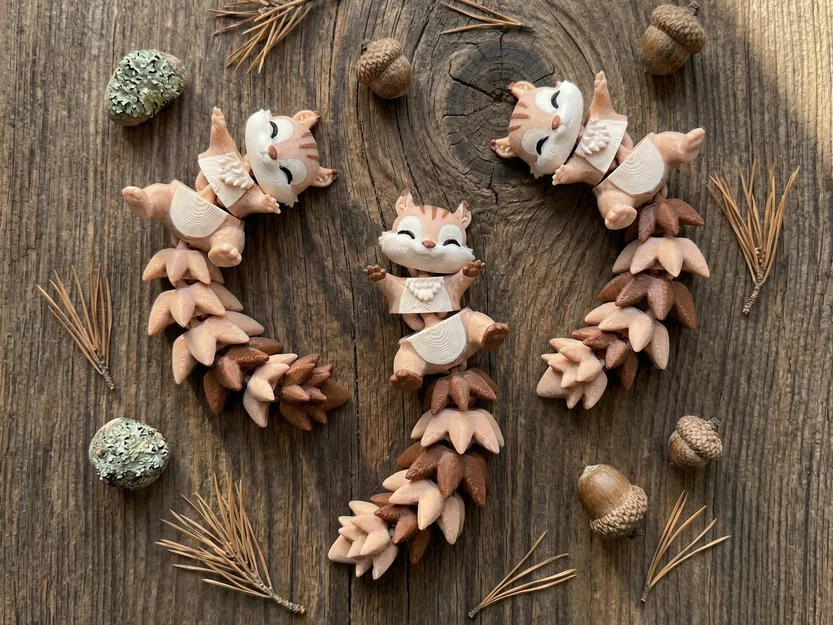 Chú Sóc Flexi Đáng Yêu - Đồ Chơi Khớp Nối / Móc Khóa - Image 6