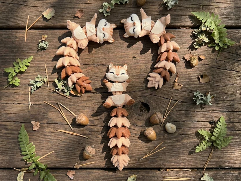 Chú Sóc Flexi Đáng Yêu - Đồ Chơi Khớp Nối / Móc Khóa - Image 7