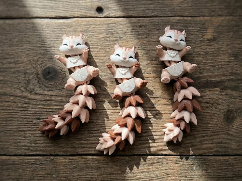 Chú Sóc Flexi Đáng Yêu - Đồ Chơi Khớp Nối / Móc Khóa - Image 8