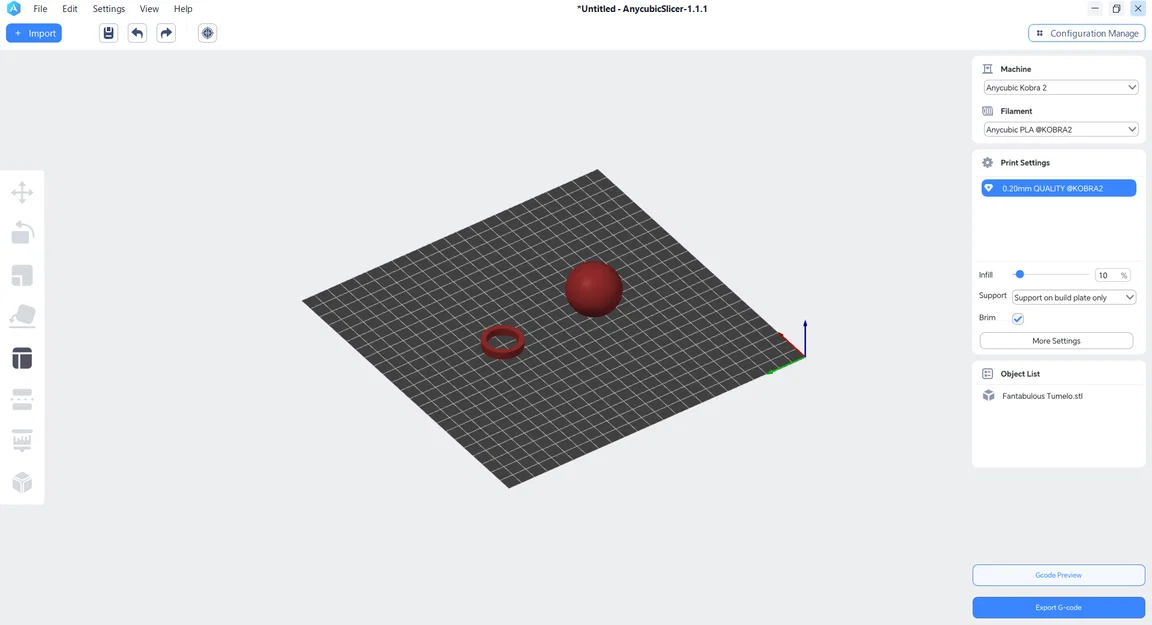 Mô hình quả cầu kèm chân đế để bàn in 3D tinh tế - Image 1