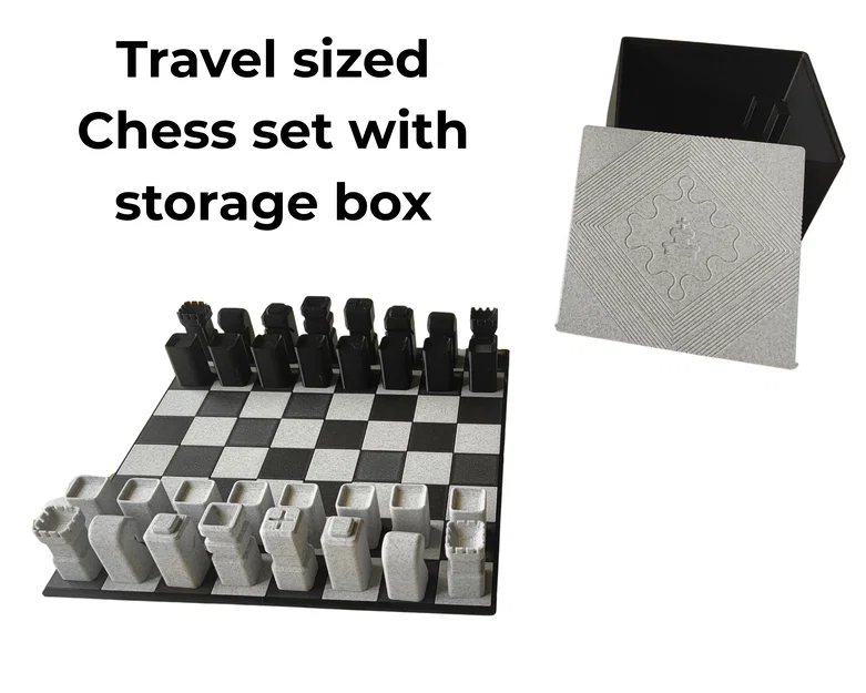 Bộ cờ vua kèm hộp đựng nhỏ gọn - Image 1