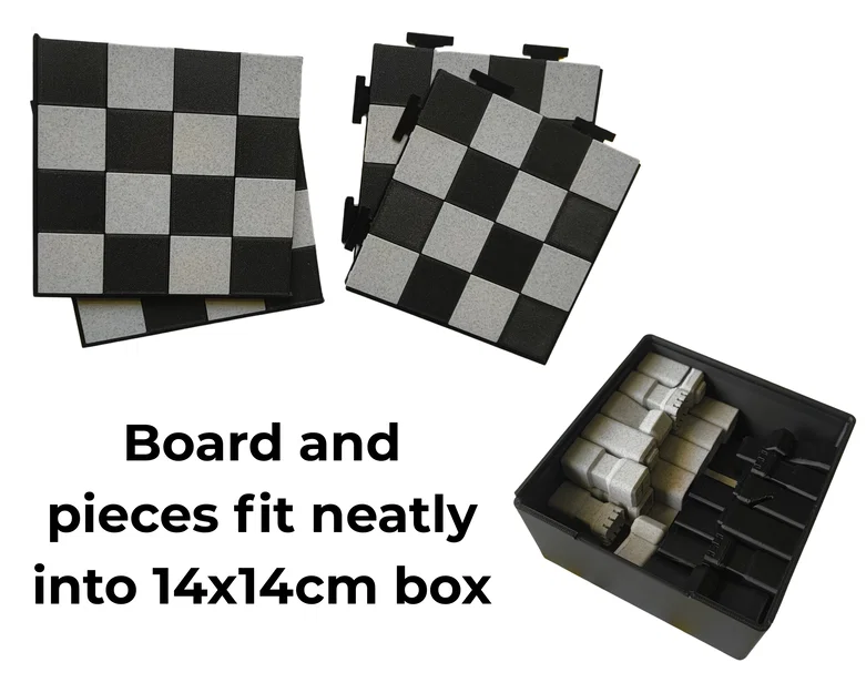 Bộ cờ vua kèm hộp đựng nhỏ gọn - Image 2