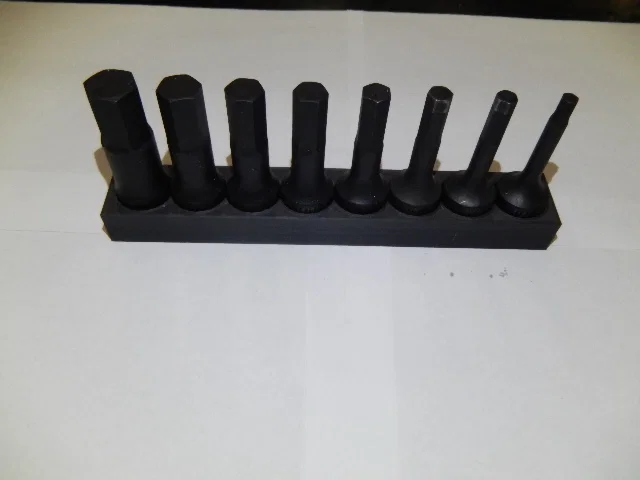 Giá đỡ đầu khẩu lục giác (allen) 1/2 inch cho bộ Harbor Freight (mm & sae) - Image 2