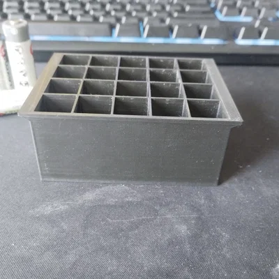 Khay đựng pin AA/AAA 20 ngăn tiện lợi - Thiết kế in 3D đơn giản