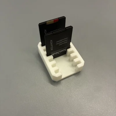 Giá đỡ thẻ nhớ SD để bàn 6 khe - Gọn gàng và tiện lợi