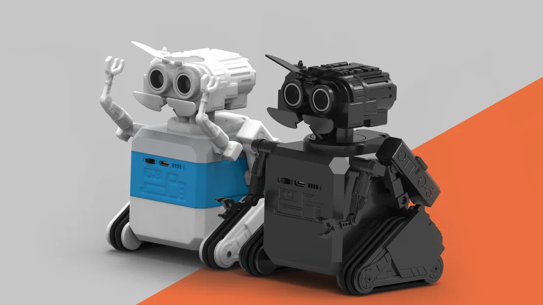 OTTO-5: Robot mô-đun lấy cảm hứng từ Johnny-5 - Image 12