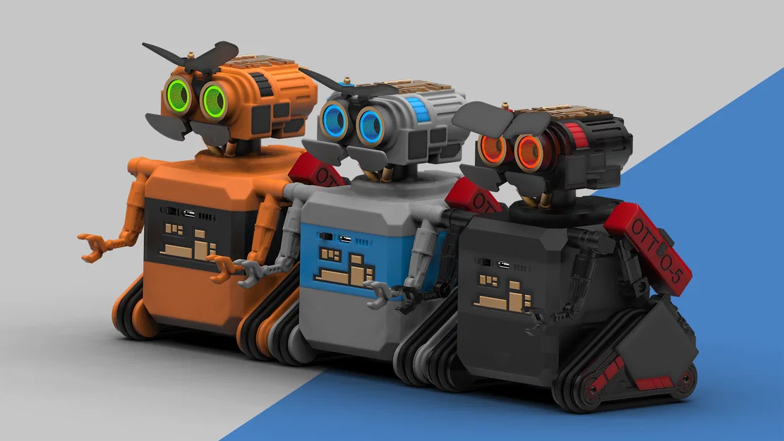 OTTO-5: Robot mô-đun lấy cảm hứng từ Johnny-5 - Image 13