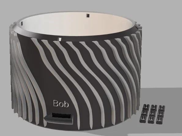 Chậu Treo Tự Tưới Nước Phong Cách Hiện Đại (kèm dây xích) - Image 5