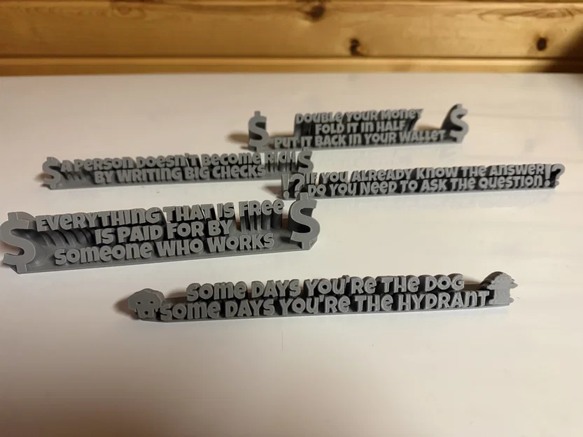 Bảng hiệu để bàn thông điệp triết lý trang trí văn phòng - Image 2