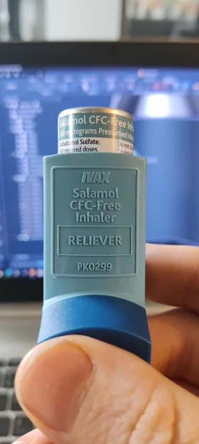 Nắp bảo vệ ống hít hen suyễn Salamol (Inhaler Cover) in 3D - Image 3