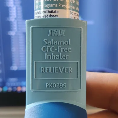 Nắp bảo vệ ống hít hen suyễn Salamol (Inhaler Cover) in 3D