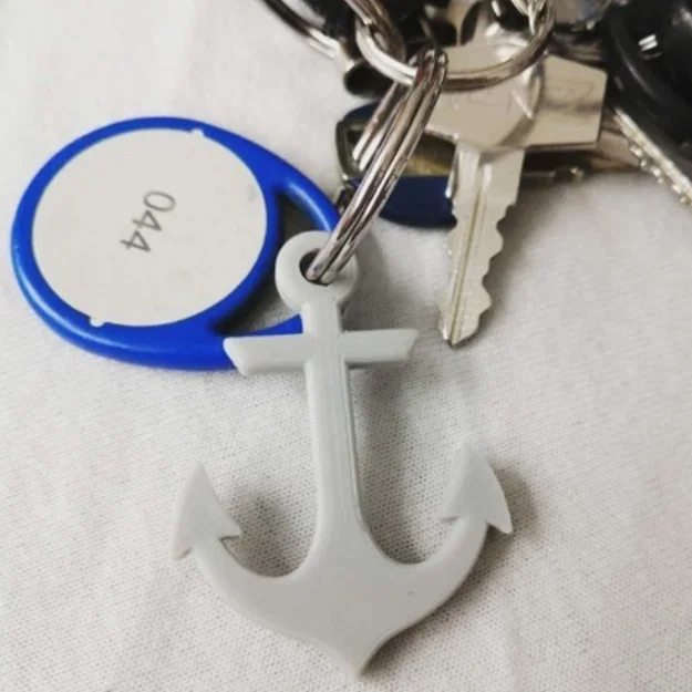 Móc khóa hình mỏ neo cực chất - Image 1