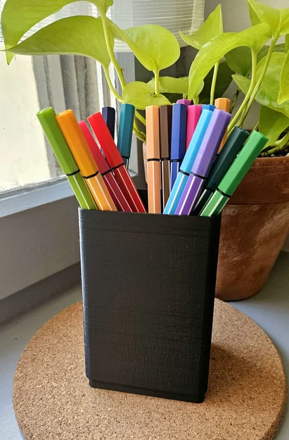 Khay Đựng Đồ Để Bàn Tối Giản - Giá Cắm Bút & Đế Điện Thoại - Image 4