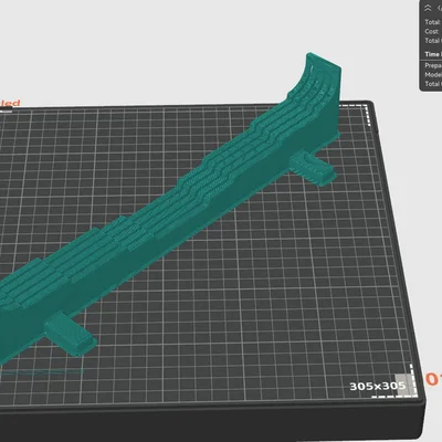 Giá đỡ bàn in (chiều dài tối đa 320mm, ví dụ Qidi Plus 4)