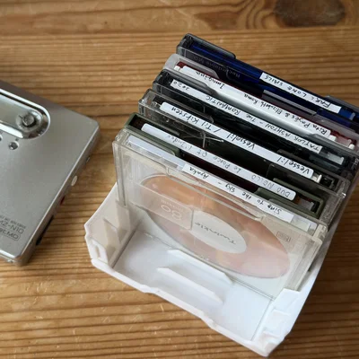 Đế xếp trưng bày Minidisc (kiểu TDK)