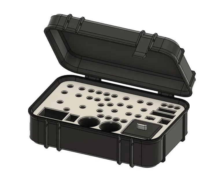 Hộp đựng dụng cụ đa năng cho máy mài Dremel và PARKSIDE - Image 1