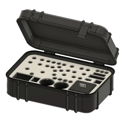 Hộp đựng dụng cụ đa năng cho máy mài Dremel và PARKSIDE