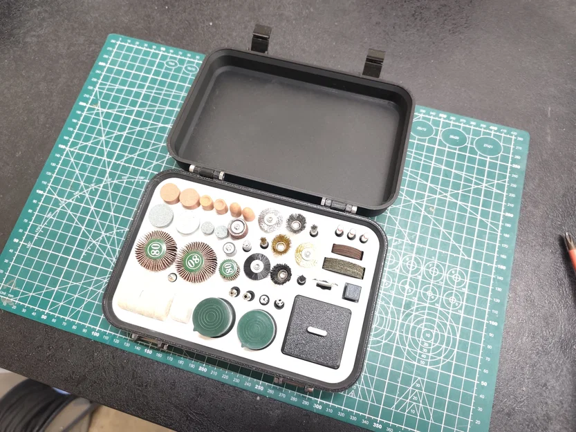 Hộp đựng dụng cụ đa năng cho máy mài Dremel và PARKSIDE - Image 3